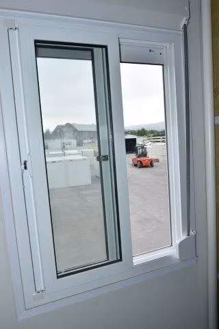 Aluminium shutter sliding window for modular buildings thumbnail 2
