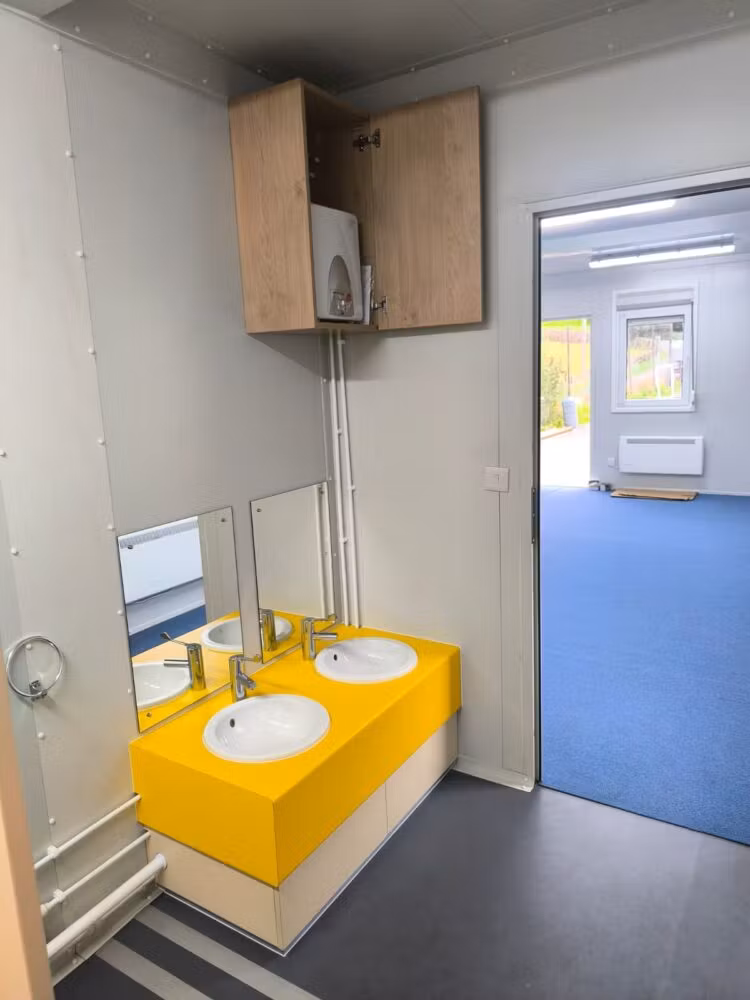 Modular Nursery Building Bathroom