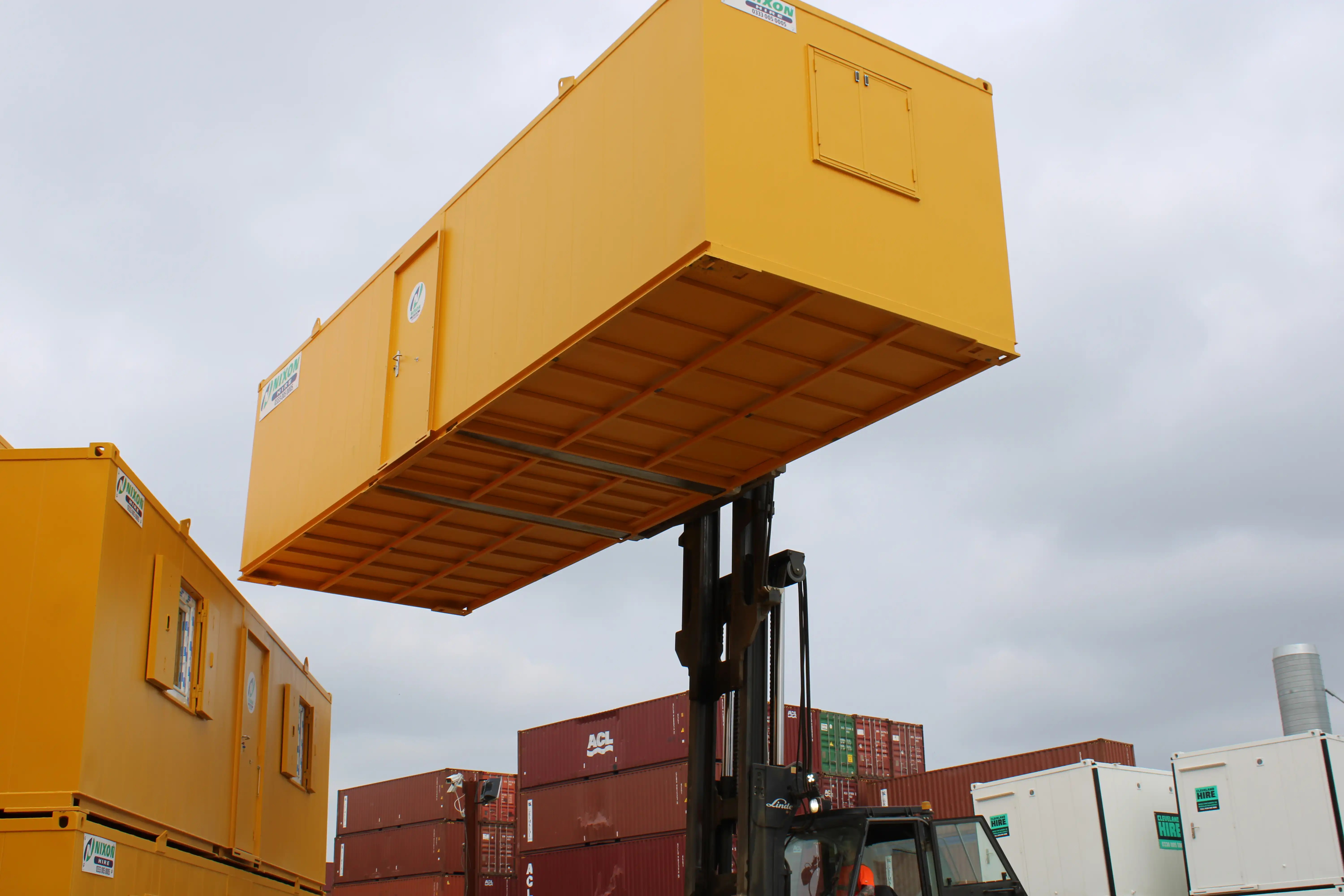 Anti-vandal unit being delivered to site