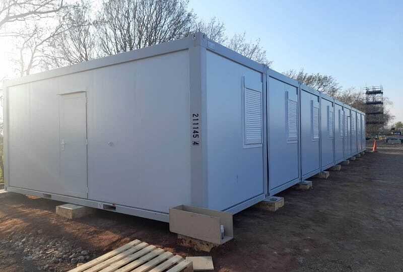 Nine bay installation