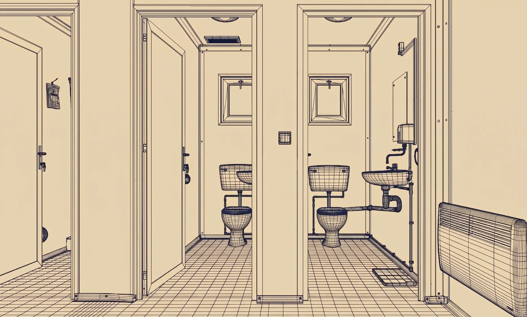 toilets