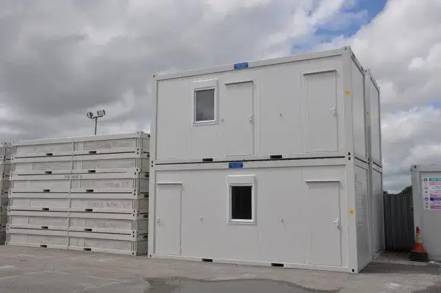 new 20×8 portable office with kitchen and toilet