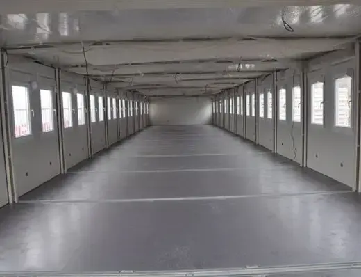 Portable ten bay open plan modular building thumbnail 3