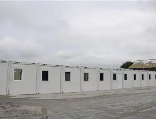 Portable ten bay open plan modular building thumbnail 2