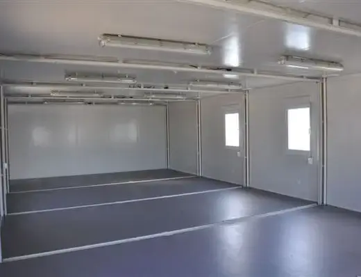 Portable eight bay open plan modular building thumbnail 2